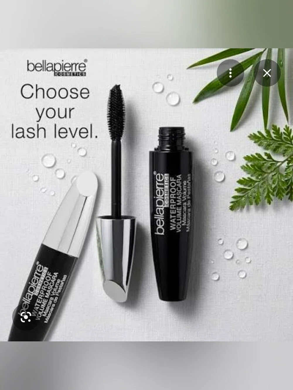 Bellapierre Waterproof Volume Mascara — Full Size BNIB